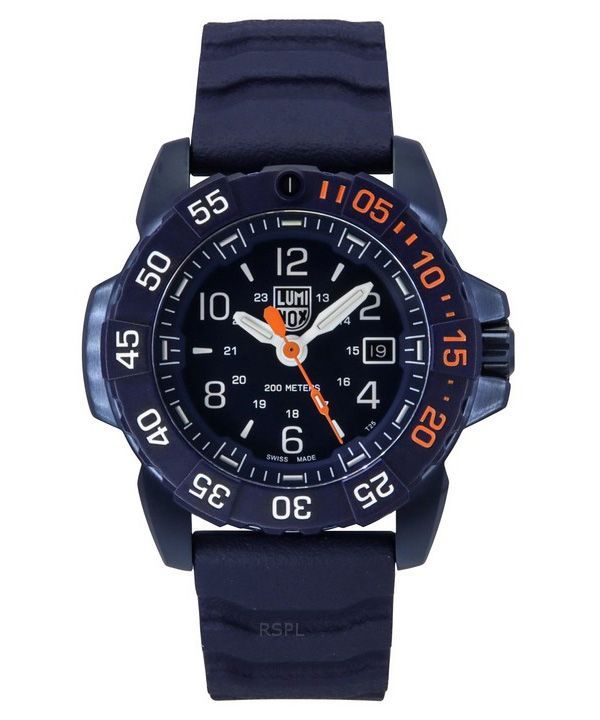 Luminox Navy SEAL Foundation Takaisin siniseen sarjaan Quartz Diver&#39,s XS.3253.CBNSF.SET 200M miesten kello lisähihnalla