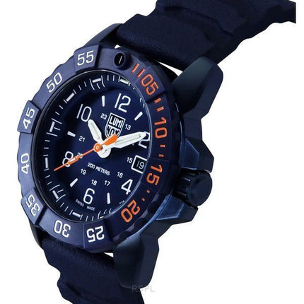 Luminox Navy SEAL Foundation Takaisin siniseen sarjaan Quartz Diver&#39,s XS.3253.CBNSF.SET 200M miesten kello lisähihnalla