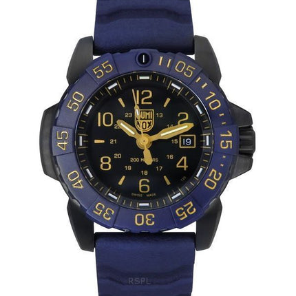 Luminox Navy SEAL Foundation Takaisin Blue Black Dial Quartz Diver&#39,s XS.3255.CB.NSF 200M miesten kello