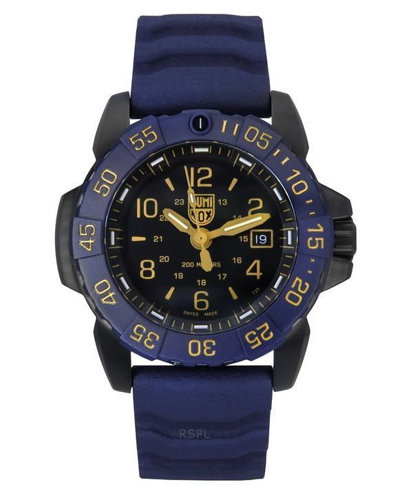 Luminox Navy SEAL Foundation Takaisin Blue Black Dial Quartz Diver&#39,s XS.3255.CB.NSF 200M miesten kello