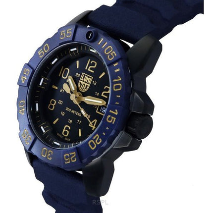 Luminox Navy SEAL Foundation Takaisin Blue Black Dial Quartz Diver&#39,s XS.3255.CB.NSF 200M miesten kello