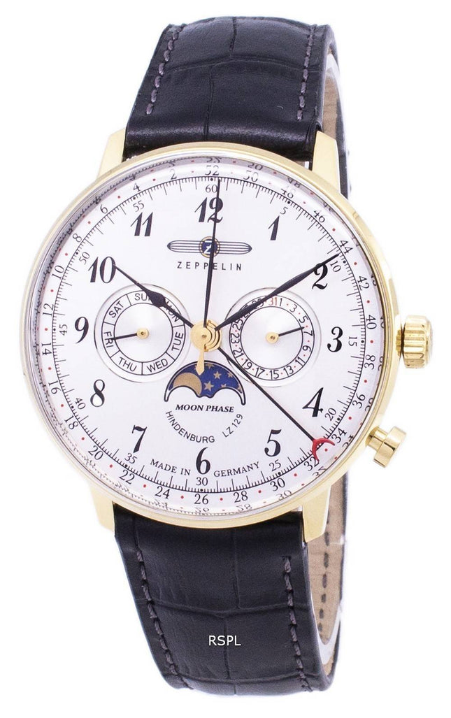 Zeppelin sarjan LZ 129 Hindenburg Saksa teki 7038-1 70381 Miesten Watch