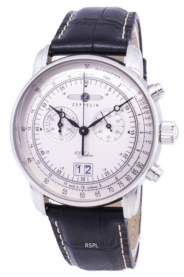 Zeppelin sarja 100 vuotta ED.1 Saksa teki 7690-1 76901 Miesten Watch