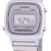 Casio Digital ruostumattomasta teräksestä herätyskello ajastin LA670WA 7DF LA670WA-7 naisten kello