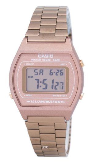 Casio Digital Quartz ruostumatonta terästä 50M valaisin B640WC-5ADF B640WC-5 a Miesten kello