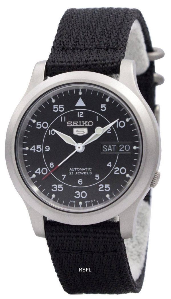 Seiko 5 sotilaallisen automaattinen Nylon miesten kello SNK809K2 SNK809