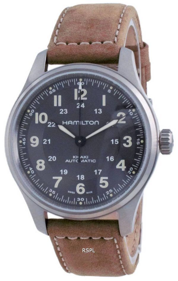 Hamilton Khaki Field Automatic Titanium Black Dial H70545550 100M miesten kello