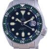 Suhde FreeDiver Green Dial ruostumaton teräs automaattinen RTB205 200M miesten kello