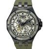 Edox Delfin Mecano Green Skeleton Dial automaattinen sukeltaja 85303357GNCAVVONB 200M miesten kello