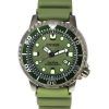 Citizen Promaster Marine Eco-Drive Green Dial Diver's BN0157-11X 200M miesten kello