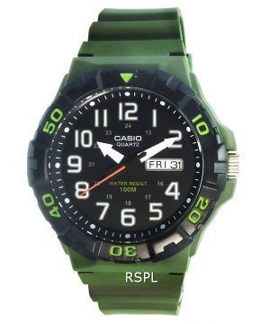 Casio Analog Army Green Hartsi Ranne Kvartsi MRW-210H-3A MRW210H-3 100M Miesten kello