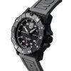 Luminox Master Carbon SEAL harmaa kumihihna musta kellotaulu Sveitsin automaattinen sukeltaja XS.3862 200M miesten kello