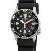 Citizen Promaster Dive Eco-Drive polykarbonaattihihna, musta kellotaulu Diver',s EO2020-08E 200M miesten kello