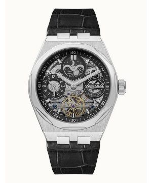 Ingersoll The Broadway Dual Time Black Skeleton Kellotaulu I12903 Miesten Kello