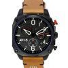 AVI-8 Hawker Hunter Charcoal Ember Brown Retrograde Chronograph Quartz AV-4052-02 miesten kello