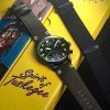 AVI-8 Flyboy Spirit Of Tuskegee Chronograph Limited Edition Roberts Green Dial Quartz AV-4109-04 Miesten kello lisähihnalla