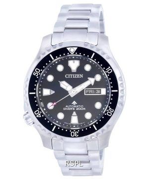 Citizen Promaster Marine Diver&#39,s ruostumattomasta teräksestä valmistettu automaattinen NY0140-80E 200M miesten kello