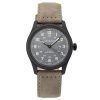 Hamilton Khaki Field Titanium Nahkahihna Harmaa Kellotaulu H70215880 100M Miesten kello