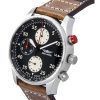 Iron Annie F13 Tempelhof Chronograph nahkaranneke musta kellotaulu Quartz 56702 100M miesten kello