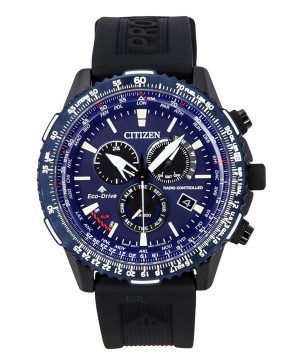 Citizen Promaster Sky AT Radio-ohjattu kronografi Blue Dial Eco-Drive Diver&#39,s CB5006-02L 200M miesten kello