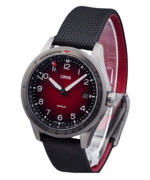 Oris Big Crown ProPilot GMT kangashihna punainen kellotaulu automaattinen 01 798 7773 4268-07 3 20 14GLC 100M miesten kello