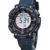 Casio ProTrek Climber Line digitaalinen sininen silikoniranneke, kestävä aurinko PRG-340SC-2 100M miesten kello