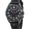 Victorinox Swiss Army Fieldforce Sport Chronograph Kumihihna Harmaa Kellotaulu Quartz 241891 100M Miesten kello