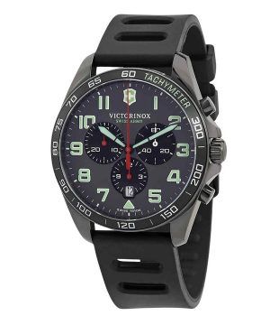 Victorinox Swiss Army Fieldforce Sport Chronograph Kumihihna Harmaa Kellotaulu Quartz 241891 100M Miesten kello