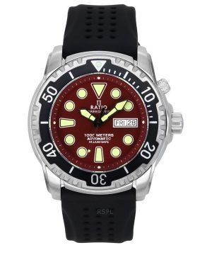 Suhde FreeDiver Version 02 Helium Safe 1000M Sapphire automaattinen punainen kellotaulu 1068HA90-34VA-RED-V02 miesten kello