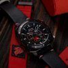 AVI-8 Hawker Hunter Atlas Chronograph Singapore Air Force Limited Edition Pegasus Black Quartz AV-4100-0A miesten kello