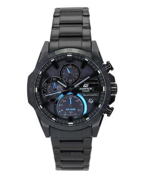 Casio Edifice Analoginen kronografi ruostumattomasta teräksestä musta kellotaulu aurinkopaneeli EQS-940DC-1B 100M miesten kello