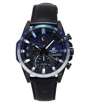 Casio Edifice Nighttime Drive Series Analog Chronograph Black Dial Solar EQS-940NL-1A 100M miesten kello