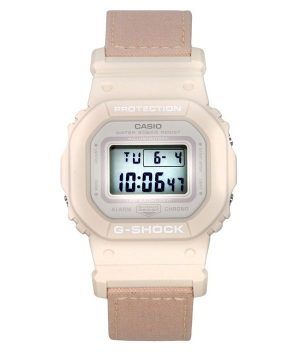 Casio G-Shock digitaalinen orgaaninen vaaleanpunainen kangashihna biopohjainen hartsikvartsi GMD-S5600CT-4 200M naisten kello