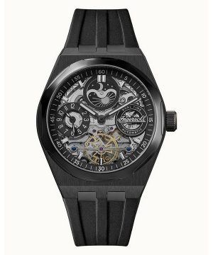 Ingersoll The Broadway Moonphase Dual Time Black Skeleton Kellotaulu I12908 Miesten Kello