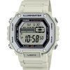 Casio Standard digitaalinen valkoinen hartsihihna kvartsi MWD-110H-8AV 100M miesten kello