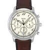 Fossil Neutra Chronograph nahkaranneke Kermanvärinen kellotaulu Quartz FS6022 miesten kello