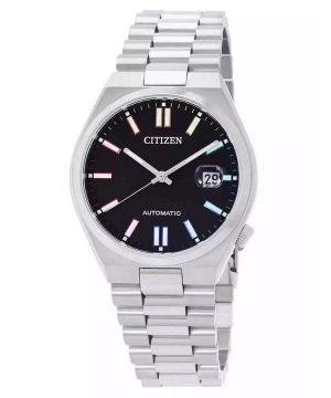 Citizen Tsuyosa ruostumattomasta teräksestä valmistettu musta kellotaulu NJ0151-53E miesten kello