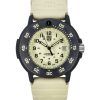 Luminox Alkuperäinen Navy Seal EVO Kumihihna Beige Kellotaulu Quartz Diver's XS.3010.EVO.S 200M miesten kello