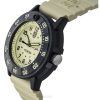 Luminox Alkuperäinen Navy Seal EVO Kumihihna Beige Kellotaulu Quartz Diver's XS.3010.EVO.S 200M miesten kello