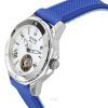 Bulova Marine Star silikonihihna Mother Of Pearl Kellotaulu Automaattinen 96L324 100M Naisten kello