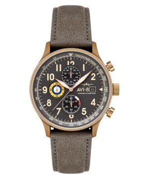 AVI-8 Hawker Hurricane Classic Chronograph Gray Dial Quartz AV-4011-0P Miesten kello