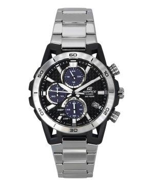 Casio Edifice Sospensione Analoginen kronografi ruostumattomasta teräksestä, harmaa kellotaulu aurinkoenergialla toimiva EQS-960