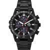 Casio Edifice Sospensione Analoginen kronografi Black Ion ruostumaton teräs musta kellotaulu Solar EQS-960DC-1AV 100M miesten ke