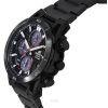 Casio Edifice Sospensione Analoginen kronografi Black Ion ruostumaton teräs musta kellotaulu Solar EQS-960DC-1AV 100M miesten ke