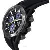 Casio Edifice Sospensione Analoginen Chronograph Hartsihihna Harmaa Kellotaulu Solar EQS-960PB-1AV 100M Miesten kello