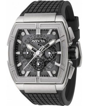 Invicta S1 RKaikkiy Gravity Defier Chronograph Multifunction Harmaa luuranko Kellotaulu Quartz 44883 100M miesten kello