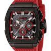 Invicta S1 RKaikkiy Gravity Defier Chronograph Multifunction Red Skeleton Kellotaulu Quartz 44887 100M Miesten kello