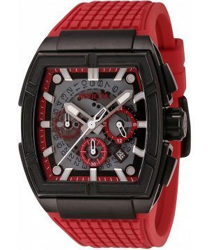 Invicta S1 RKaikkiy Gravity Defier Chronograph Multifunction Red Skeleton Kellotaulu Quartz 44887 100M Miesten kello