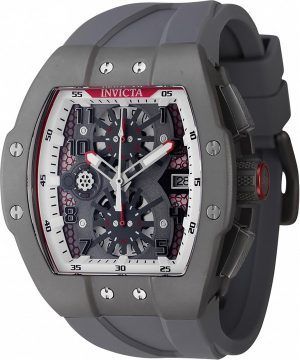 Invicta Racing Limited Edition Chronograph Titanium Case Harmaa Kellotaulu Quartz 47189 Miesten kello