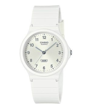 Casio POP -analoginen biopohjainen hartsihihna hopea kellotaulu kvartsi MQ-24B-7B unisex kello